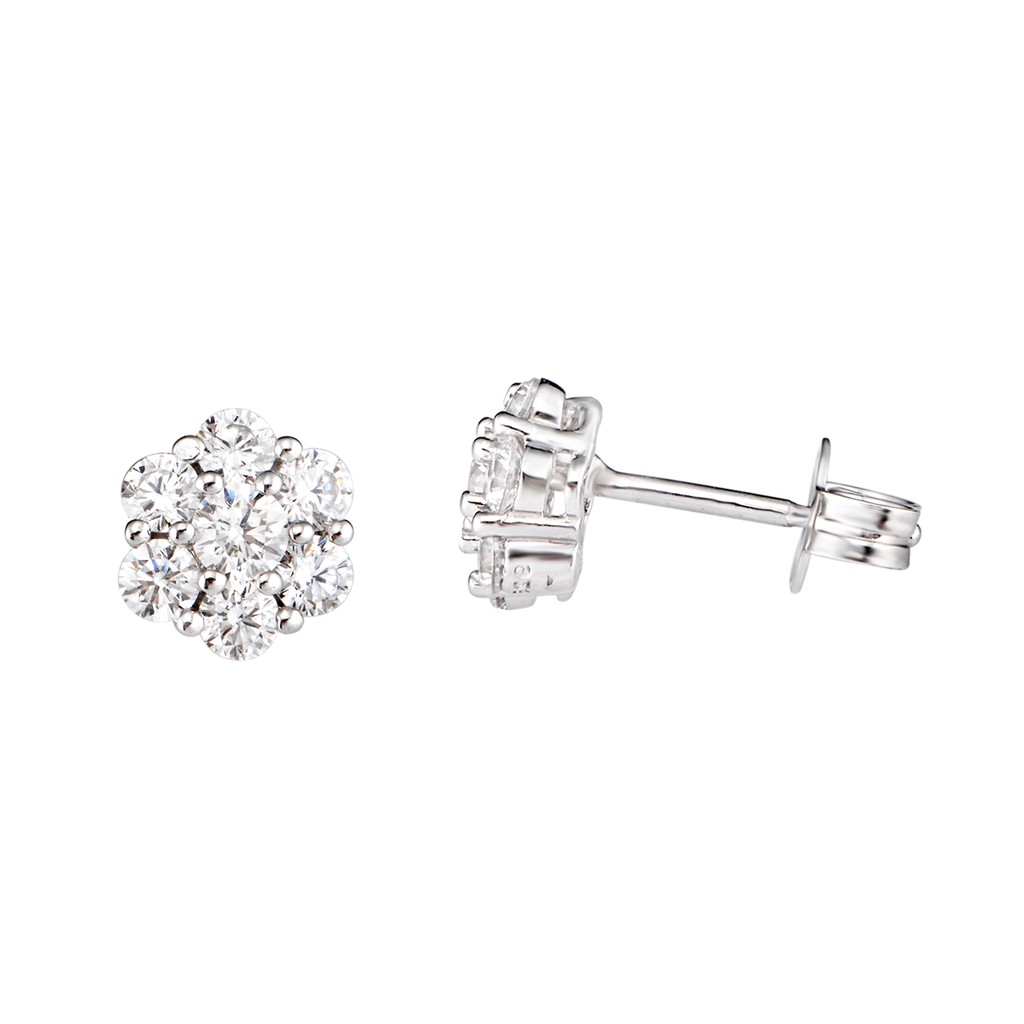 Bông tai Bạc đính đá CZ PNJSilver XMXMK000094
