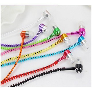 Tai nghe nhét tai cổng 3.5mm khóa kéo
