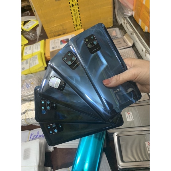 Nắp Lưng Xiaomi Redmi note 9S/ Redmi 9S/ note 9 pro có kính cam