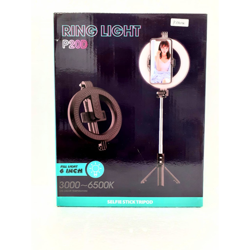 Chân Tripod + Vòng Đèn Hình Vuông P20D | BigBuy360 - bigbuy360.vn