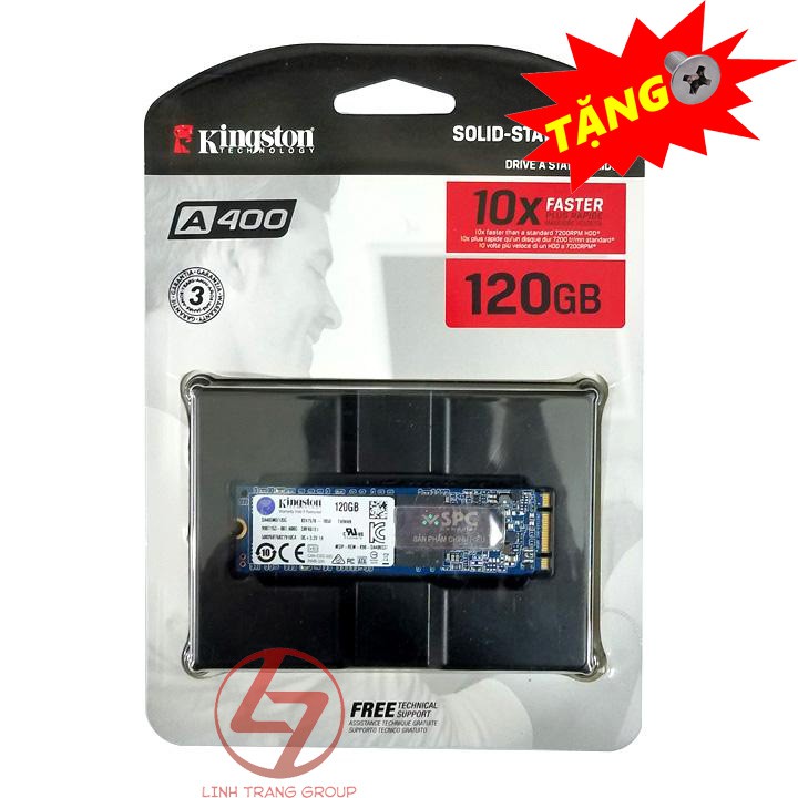 [Mã ELMS05 giảm 5% đơn 300k]Ổ cứng SSD M.2 2280 SATA A400 120GB-bảo hành 3 năm