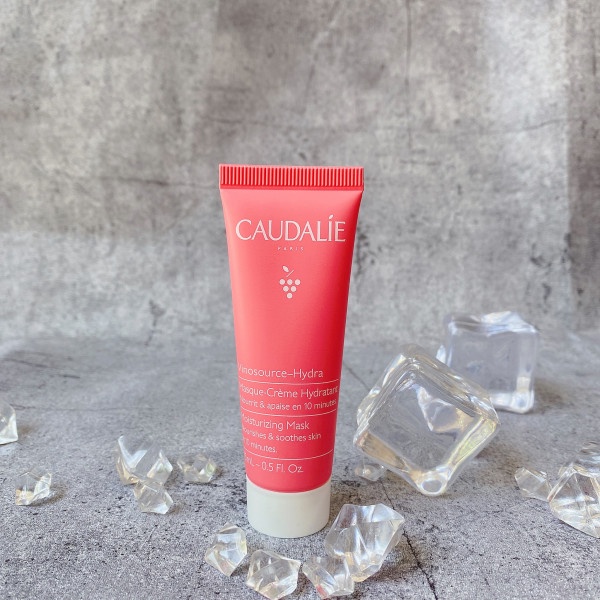 ( Mẫu mới 2022) Bộ Serum dưỡng ẩm và mặt nạ cấp ẩm chuyên sâu Caudalie Vinosource-Hydra SOS Serum