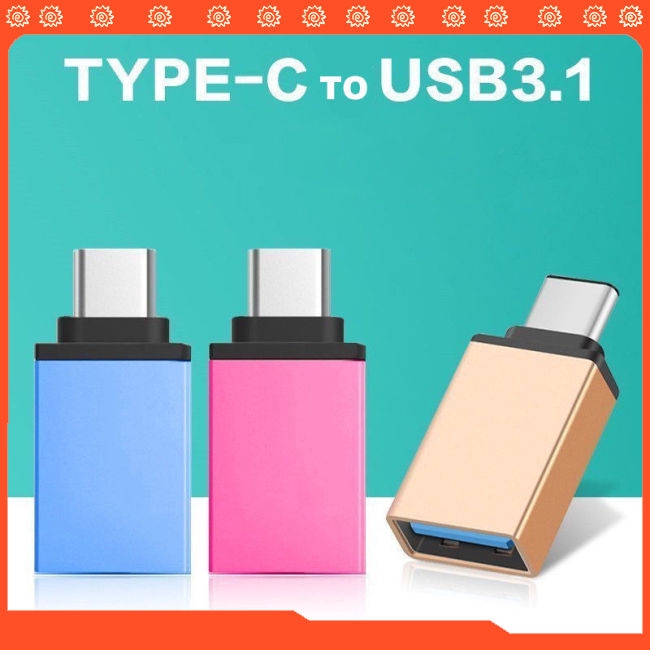 Adapter chuyển đổi USB-C Type C 3.1 đầu đực sang USB 3.0 Type A đầu cái