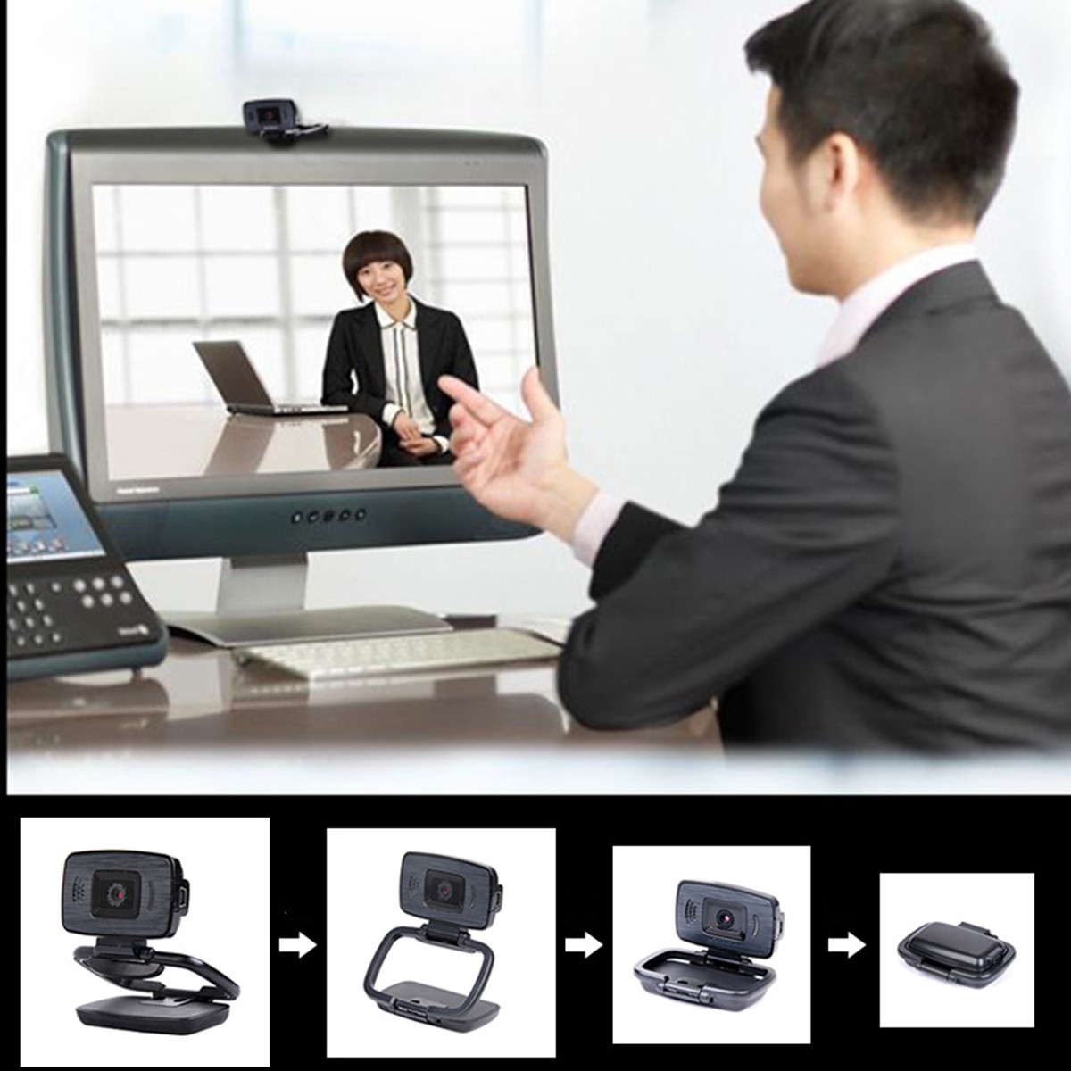 Webcam Usb 2.0 720p Kèm Mic Cho Máy Tính | BigBuy360 - bigbuy360.vn