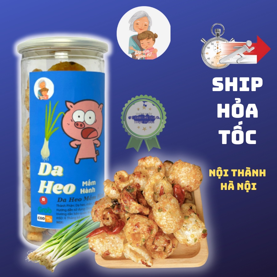 Da heo mắm hành siêu ngon 160g Bếp Của Ngoại đồ ăn vặt Hà Nội