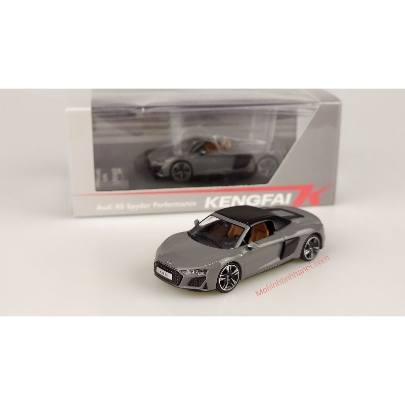 Mô hình ô tô Audi R8 spider performance 1/64 Kengfai