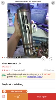 Pô SC xéo full cổ bầu