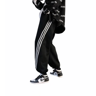 Quần jogger SỌC CHÉO thể thao unisex N7 4 màu phong cách nam nữ nỉ cao cấp da cá bó chun bigsize thu đông basic pants