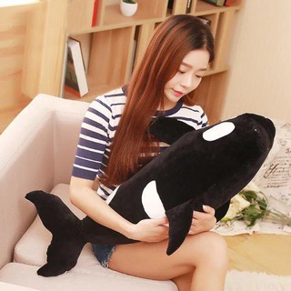 Thú bông vải lông hình cá voi kích thước 50/80cm