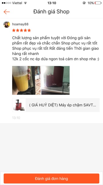 [Mã ELMS05 giảm 5% đơn 300k]Máy ép chậm SAVTM JE-07 vỏ đỏ (có ảnh thật kèm video)