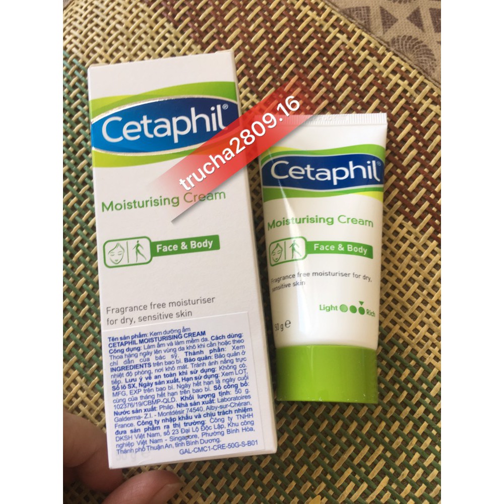 kem dưỡng ẩm Cetaphil moisturizing cream - 50g