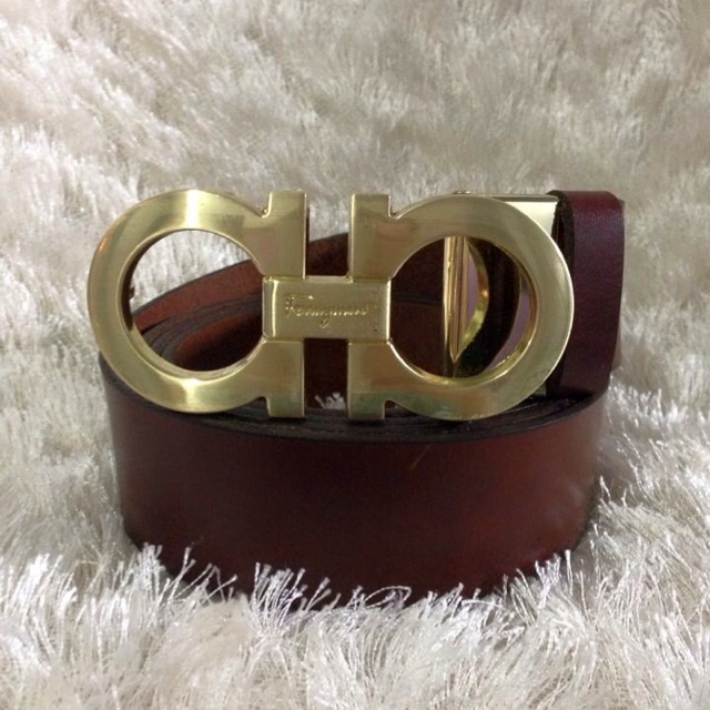 Dây nịt nam da bò đầu Salvatore S13