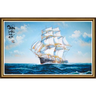 Tranh dán tường VTC Thuận buồm xuôi gió LunaTM-0009 kim sa