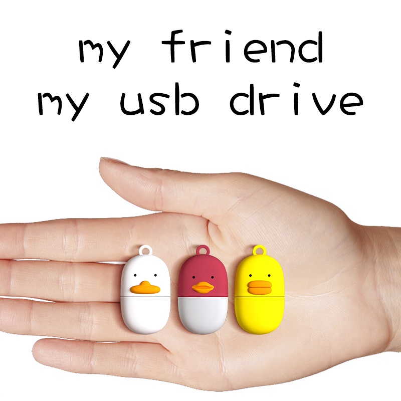 Usb 4GB 8GB 16GB 32GB 64GB 128g Hình Vịt Xúc Xích Dễ Thương