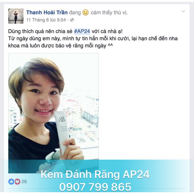 [CHUYÊN SỈ - INBOX] KEM ĐÁNH RĂNG AP24