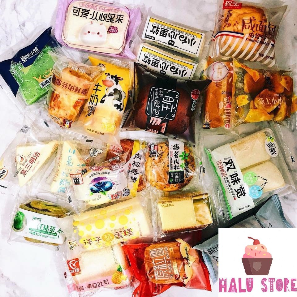 Tổng hợp các loại bánh mix Đài Loan vị mặn Siêu Hot