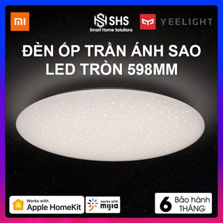 Đèn ốp trần ánh sao LED thông minh Xiaomi Yeelight, 598mm, 50W, tùy chỉnh ánh sáng qua App, A2001C550, SHS Vietnam