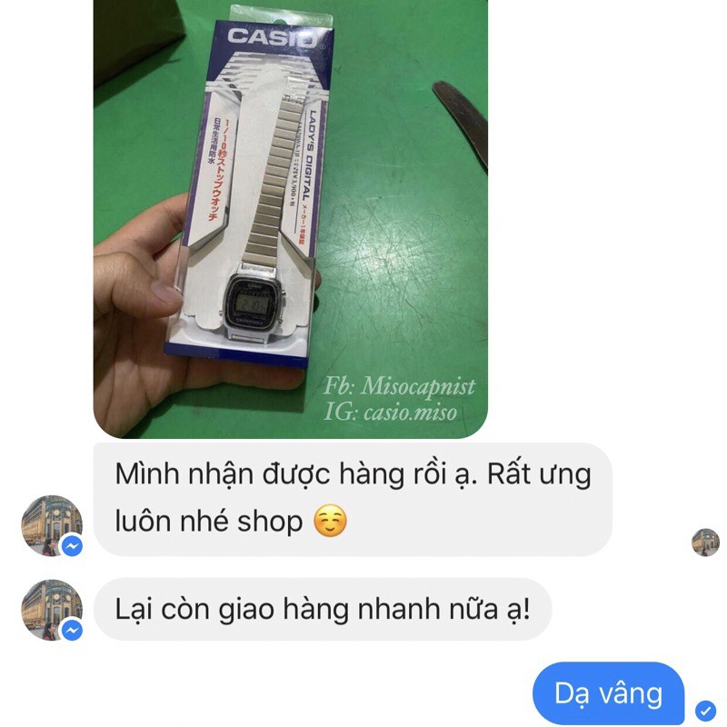 [ Ảnh thật - Hàng có sẵn ] Đồng hồ Casio La670 Silver Black dành cho nữ | BigBuy360 - bigbuy360.vn