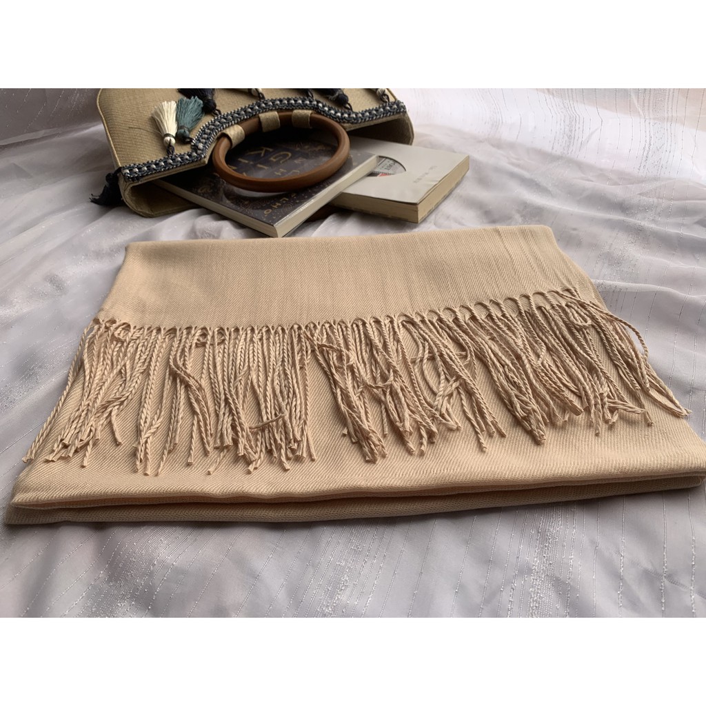 KHĂN QUÀNG CỔ CASHMERE TRƠN- LOẠI 3 - NHIỀU MÀU - 36