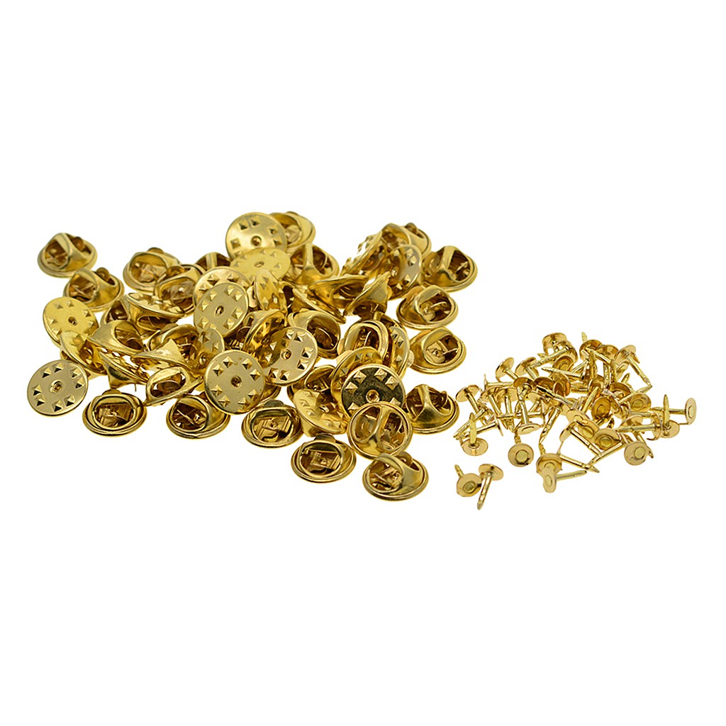 [Lzdhuiz] Cửa Hàng Bong Bóng 61 50x Chốt Cà Vạt Sau Bằng Đồng Thau Hình Bướm