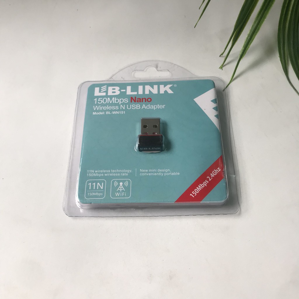 USB thu wifi Lblink 151,Usb Wifi Lblink tốc độ 150Mbps Nano