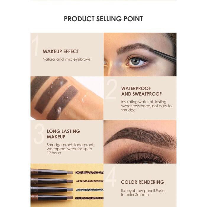 (Hàng Mới Về) Bút Chì Kẻ Lông Mày Tự Động Focallure Fa64-04 | BigBuy360 - bigbuy360.vn