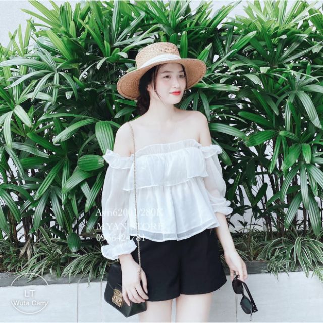 ÁO BÁNH BÈO RỚT VAI TIỂU THƯ