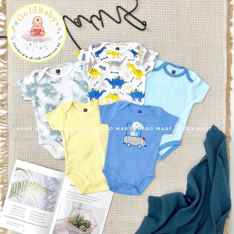 SET 5 BODY CHIP HÃNG CAO CẤP KÈM MÓC CHO BÉ YÊU
