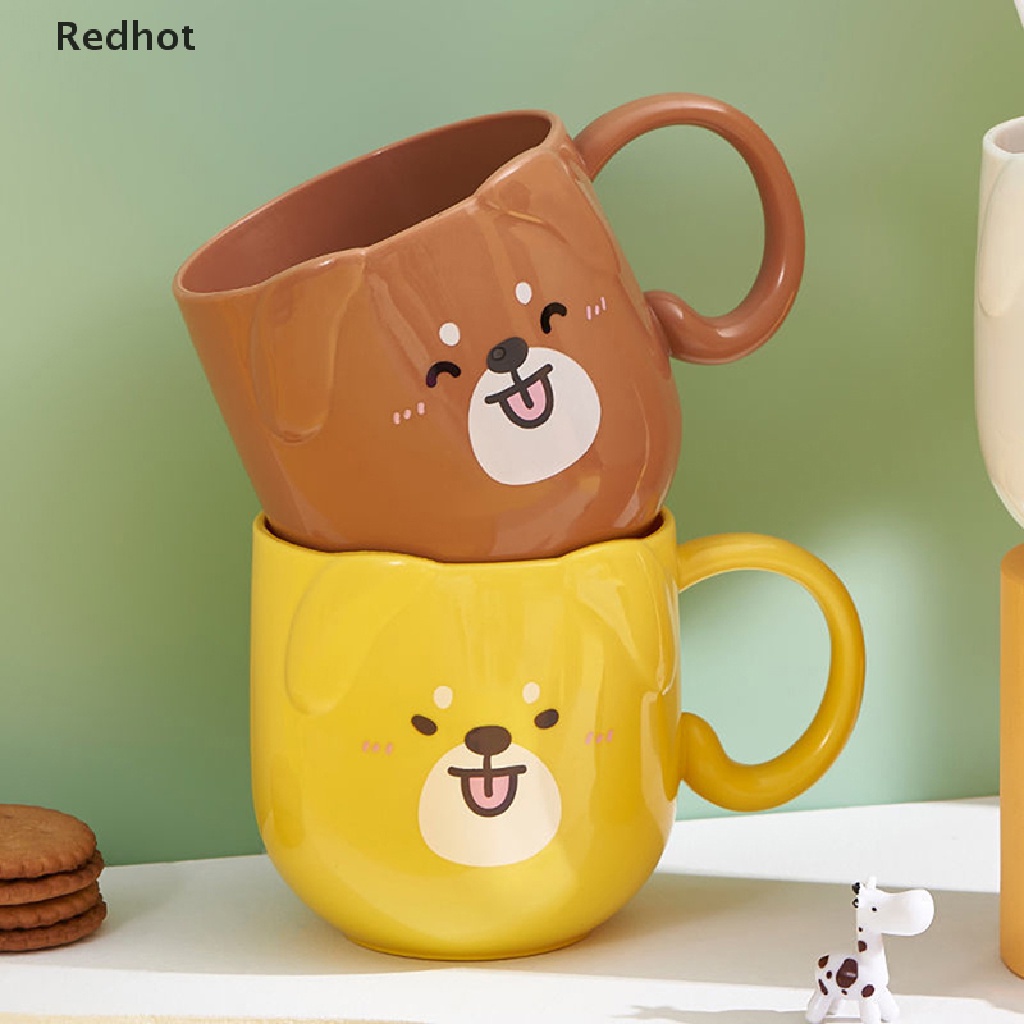 &lt; Redhot &gt; Cốc Súc Miệng Đánh Răng Dày Dặn Hình Chú Chó Hoạt Hình Dễ Thương Đang Giảm Giá