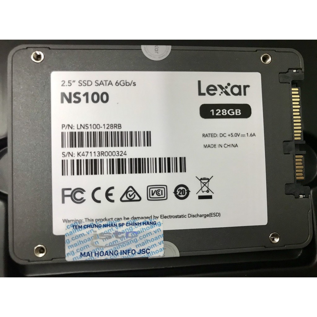 Combo 5c ổ cứng SSD 128GB Lexar- mới nguyên Seal- BH 36 tháng (445k/1c) | WebRaoVat - webraovat.net.vn