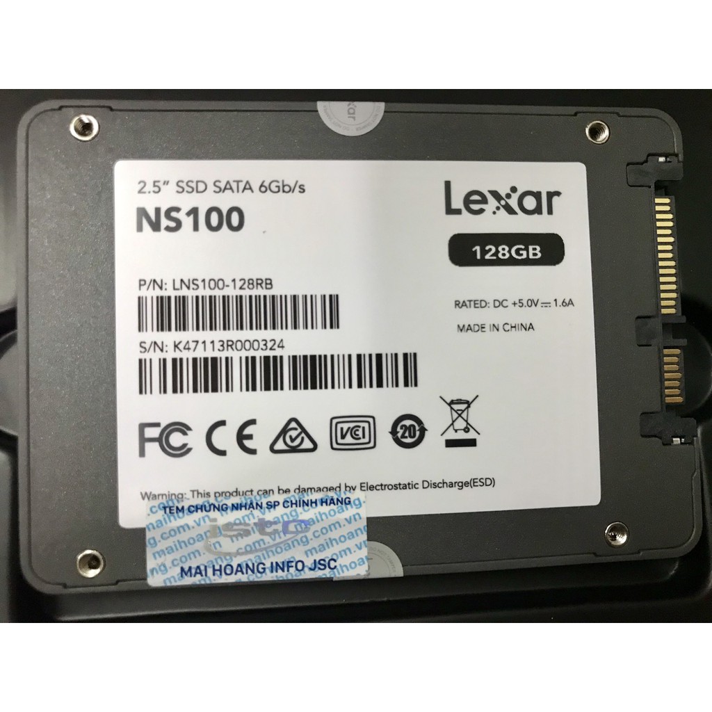 [Freeship-Lexar 128GB] Ổ cứng SSD 128GB Lexar 128G hàng Mai Hoàng- mới 100% | BigBuy360 - bigbuy360.vn