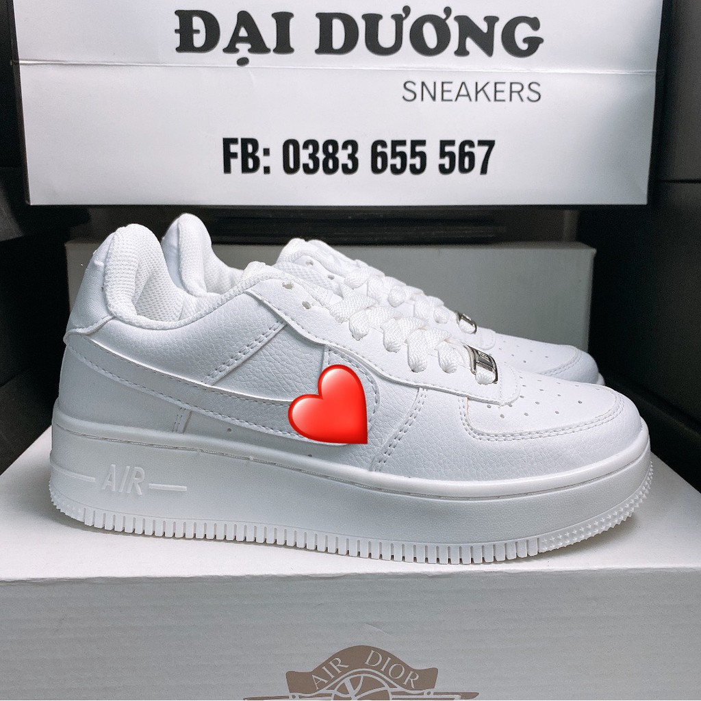 Giày thể thao Af1 trắng [ FULL BOX BILL] Giày sneaker air force 1 nam nữ siêu hot dễ phối đồ | BigBuy360 - bigbuy360.vn