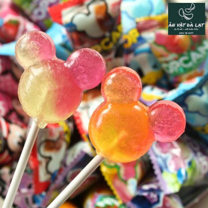 Kẹo mút hình Mickey PopCan 🍡🍡Glico Nhật Bản 🍡🍡 Chống Sâu Răng🍡🍡xinh yêu