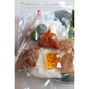 (Túi zip150GR) Bánh tráng sate ớt full topping siêu cayyy!!