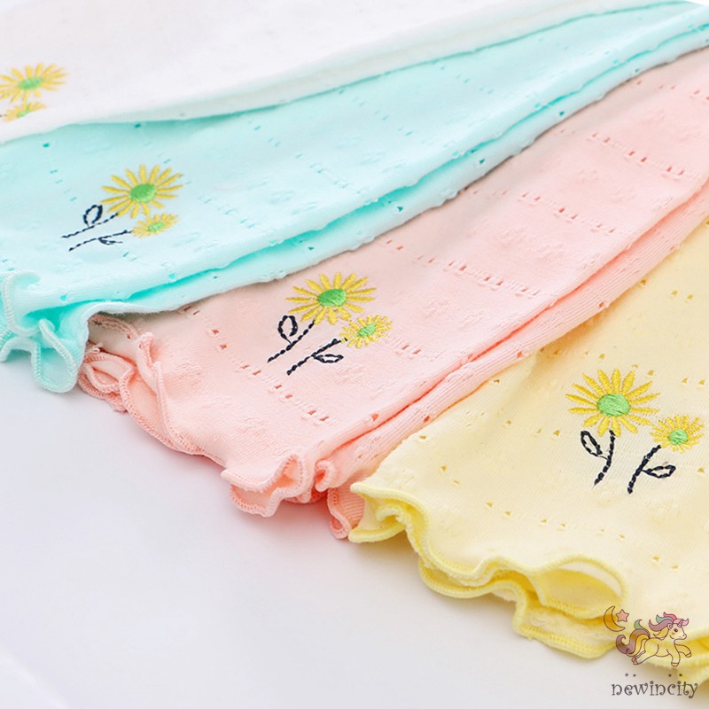 Quần Dài Thêu Hoa Xinh Xắn Thời Trang Cho Bé Gái