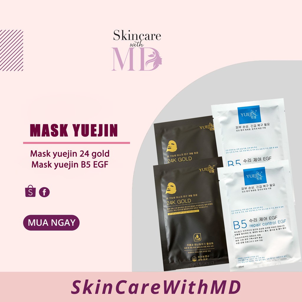 (Mẫu mới) Mặt nạ YUEJIN B5 - cấp ẩm, phục hồi da - mặt nạ Melasma SOS trắng da cao cấp