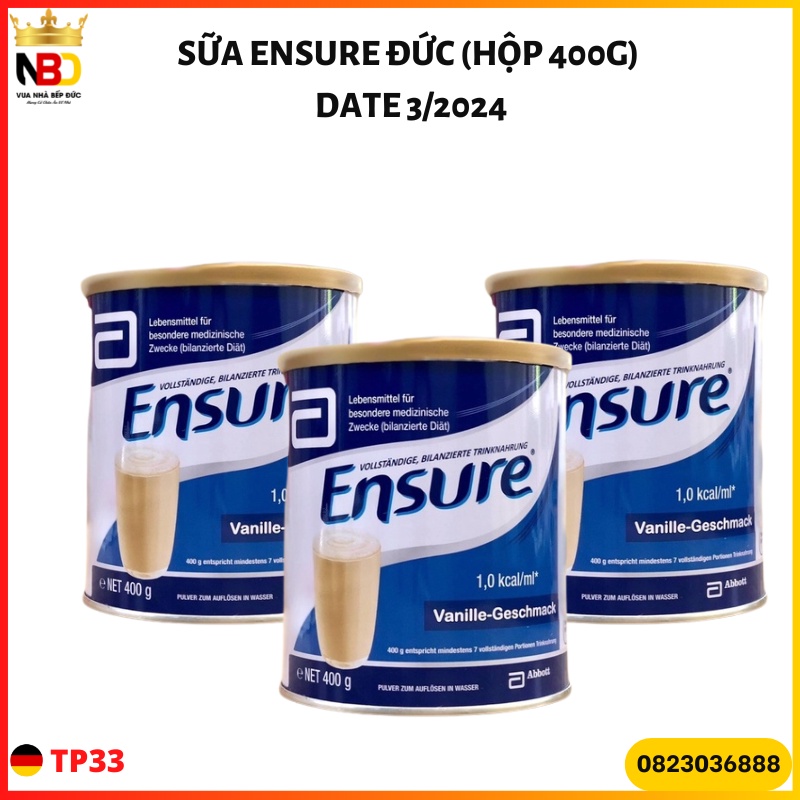 Sữa Ensure Đức  Date 3/2024