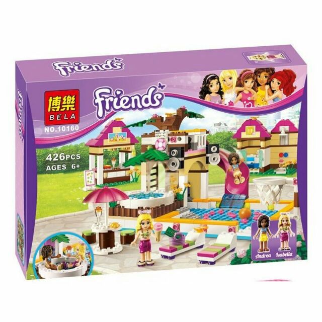 Lego friend 10160. Khu nghỉ dưỡng của Andrea và Isabella.
