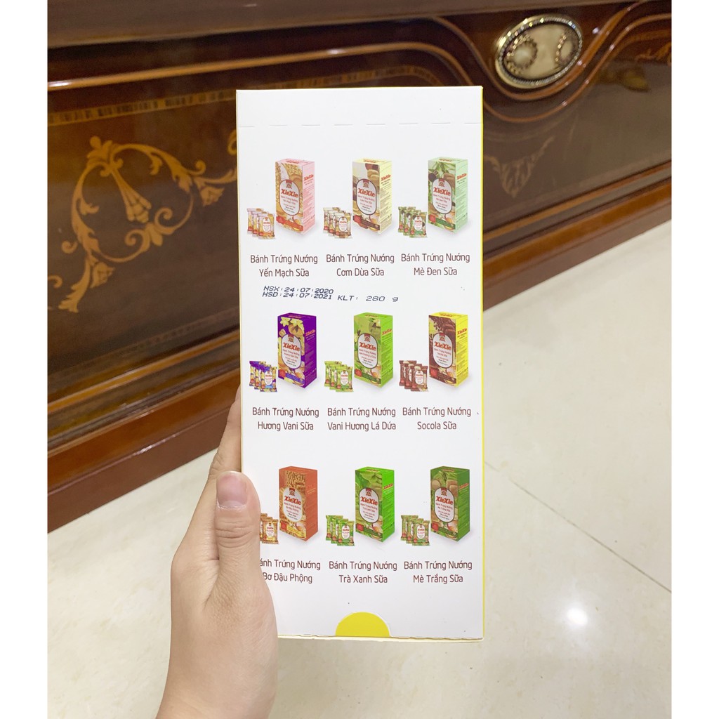 XieXie _ 250g Bánh trứng nướng SOCOLA sữa tươi - Baked egg cake with Chocolate 250g