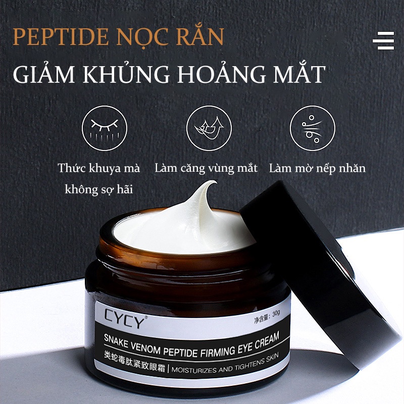 30G Kem Dưỡng Ẩm Chống Nhăn Vùng Mắt Làm căng da mắt, cải thiện nếp nhăn quanh mắt giảm quầng thâm và xóa tan mệt mỏi