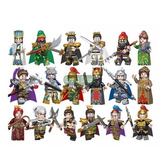 ( Hãng Sẵn Sàng ) MINIFIGURES COMBO 18 TƯỚNG TAM QUỐC