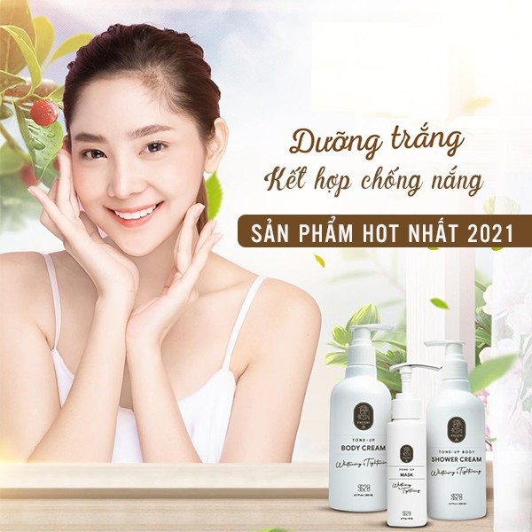 MẪU MỚI] Kem Dưỡng Trắng Toàn Thân SheShi SS20 - Tone Up Body Cream 200ml