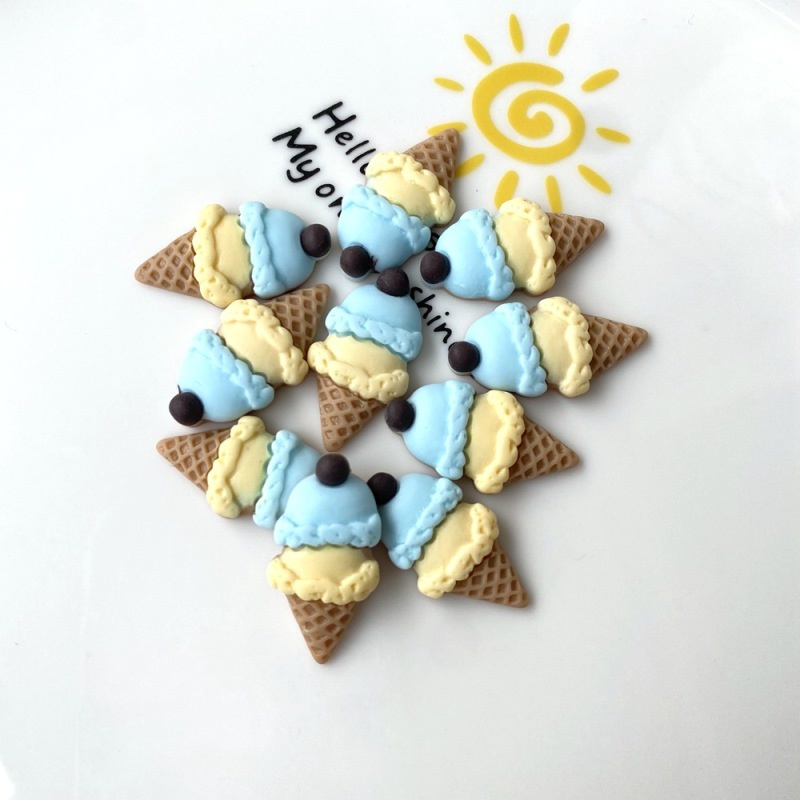 Bộ 20 Dây Buộc Tóc / Điện Thoại / Bình Nước Hình Que Kem Diy