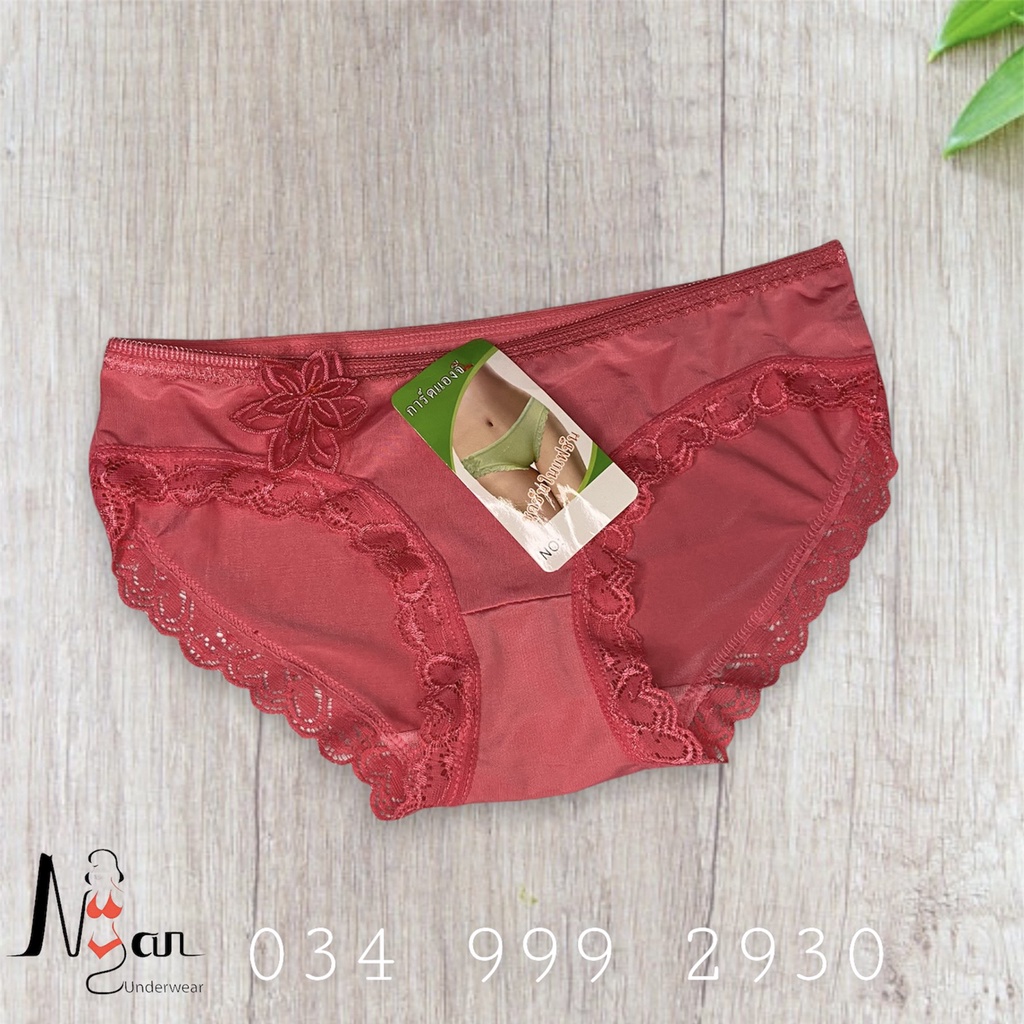 Quần lót nữ viền ren có hoa mã 9304 - NGAN HOUSE - CHUYÊN ĐỒ LÓT 🍑