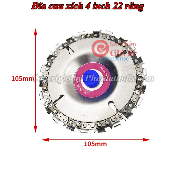 Lưỡi cưa xích tròn 4 inch ❤️freeship❤️