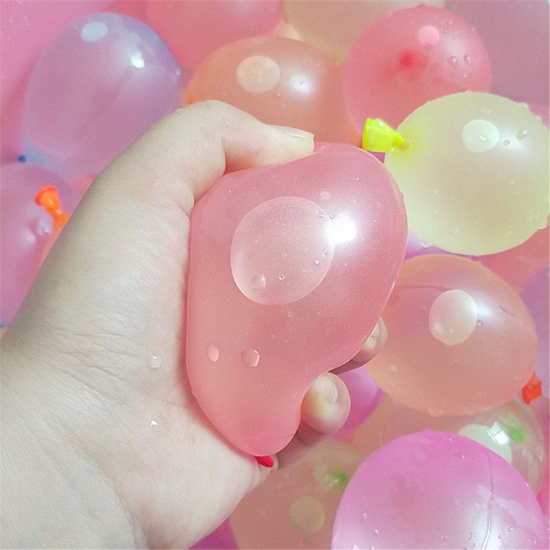 Set 500 Bong Bóng Nước + 1 Vòi Bơm Bong Bóng Cho Tiệc Bãi Biển/ Bãi Biển