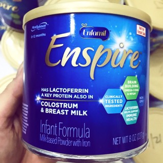 Sữa bột Enfamil Enspire Infant chuẩn Mỹ đi air date 05/2022 hộp 204gr