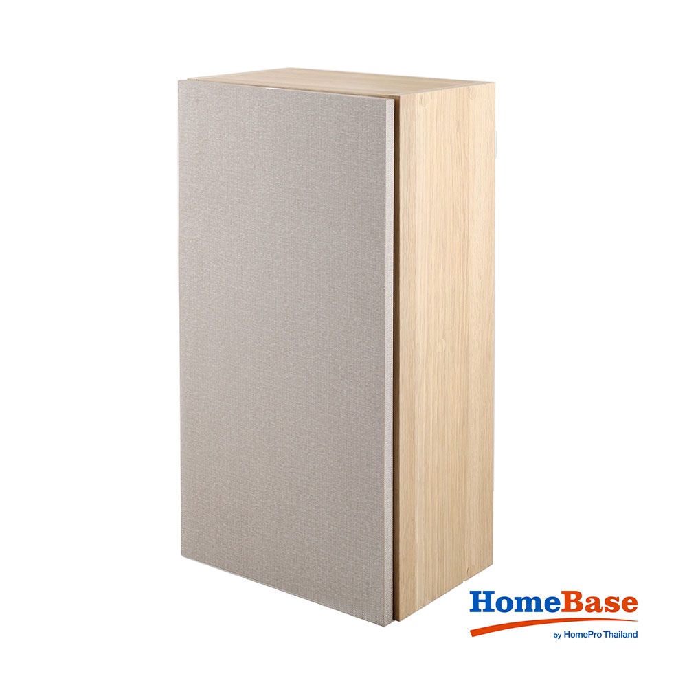 HomeBase FURDINI Kệ treo tường 1 ngăn đóng bằng gỗ MDF Thái Lan W30xD21xH60 Cm màu gỗ sồi