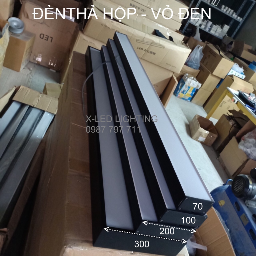 ĐÈN THANH TREO THẢ 1m2 - LINEAR - VĂN PHÒNG - SHOP - DECOR 200mm và 300mm