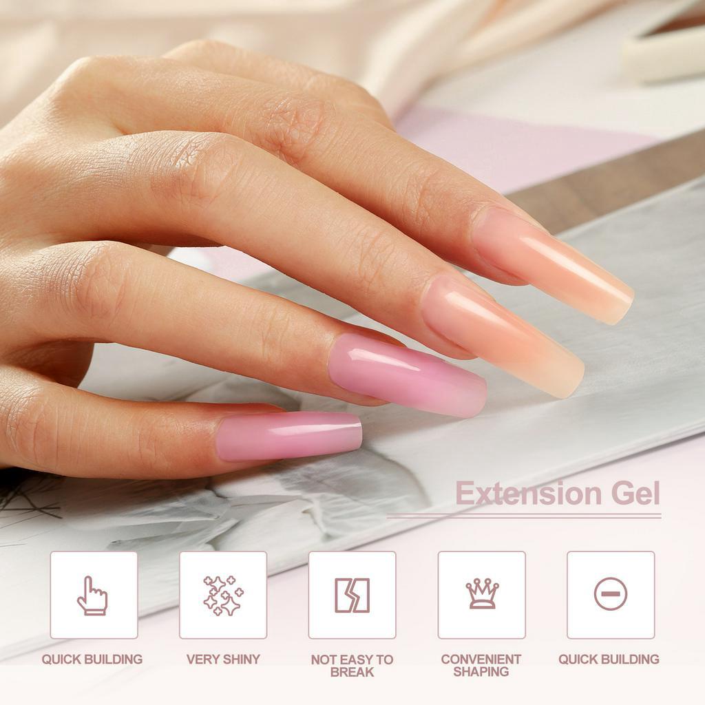Gel Đắp Móng 30ML Nhanh Khô Không Cồn Lâu Trôi